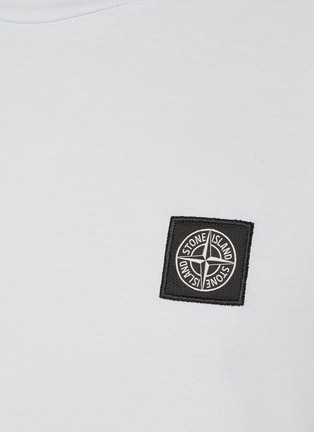  - STONE ISLAND - LOGO 拼贴纯棉 T 恤