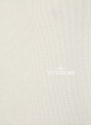  - STONE ISLAND - LOGO 刺绣纯棉 T 恤