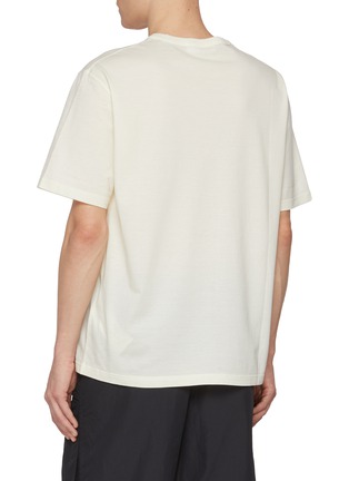 背面 - 点击放大 - STONE ISLAND - LOGO 刺绣纯棉 T 恤