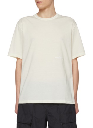 首图 - 点击放大 - STONE ISLAND - LOGO 刺绣纯棉 T 恤