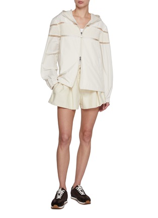 模特儿示范图 - 点击放大 - MONCLER - 抽绳褶裥短裤