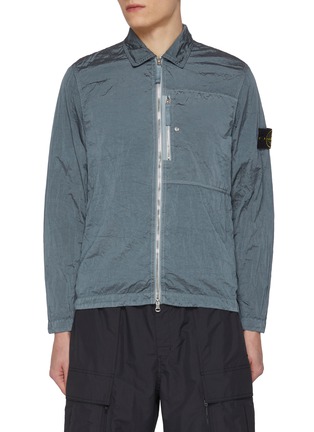 首图 - 点击放大 - STONE ISLAND - Arm Logo Patch Shirt