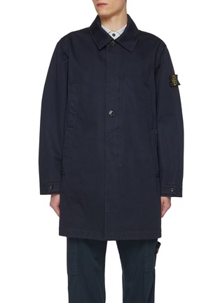 首图 - 点击放大 - STONE ISLAND - Raso Gommato 3L Organic Cotton Blend Car Coat Jacket