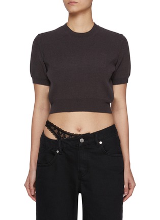 首图 - 点击放大 - ALEXANDERWANG - LOGO 压纹上衣