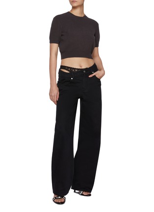 模特儿示范图 - 点击放大 - ALEXANDERWANG - LOGO 压纹上衣