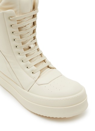 细节 - 点击放大 - RICK OWENS - Mega Geobasket Leather Boots
