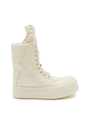 首图 - 点击放大 - RICK OWENS - Mega Geobasket Leather Boots