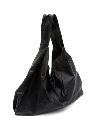 细节 - 点击放大 - DISCORD YOHJI YAMAMOTO - Infinte Leather Crossbody Bag