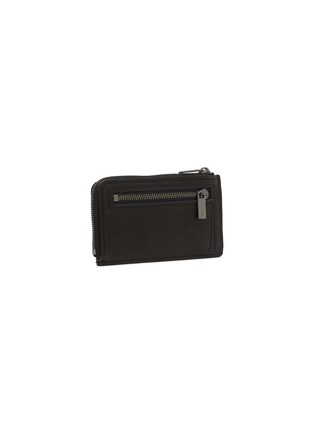 模特儿示范图 - 点击放大 - DISCORD YOHJI YAMAMOTO - Mini Leather Card Wallet