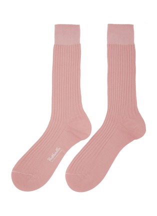 首图 - 点击放大 - PANTHERELLA - Danvers 5x3 Rib Cotton Blend Short Anklet Socks