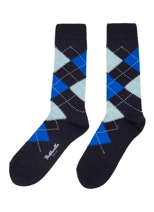 首图 - 点击放大 - PANTHERELLA - Raction Argyle Wool Blend Standard Socks