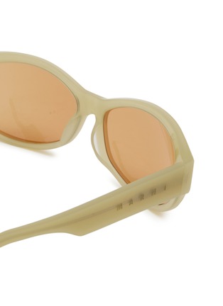 细节 - 点击放大 - MARNI - Ozound Acetate Oval Sunglasses