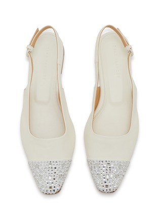 细节 - 点击放大 - DEAR FRANCES - Tia Crystal Embellished Leather Flats