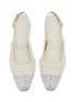 细节 - 点击放大 - DEAR FRANCES - Tia Crystal Embellished Leather Flats