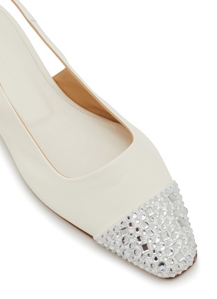 细节 - 点击放大 - DEAR FRANCES - Tia Crystal Embellished Leather Flats