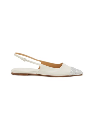 首图 - 点击放大 - DEAR FRANCES - Tia Crystal Embellished Leather Flats