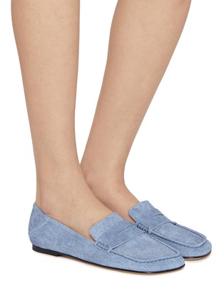 模特儿示范图 - 点击放大 - DEAR FRANCES - Drew Denim Loafers