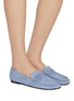 模特儿示范图 - 点击放大 - DEAR FRANCES - Drew Denim Loafers
