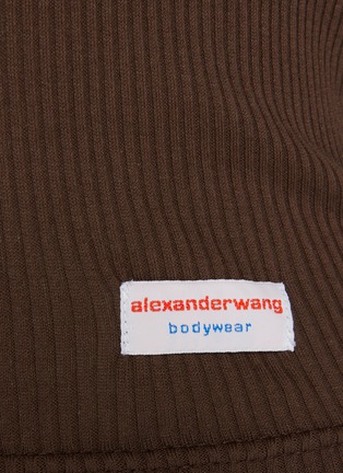  - ALEXANDERWANG - 纯棉罗纹长袖 T 恤