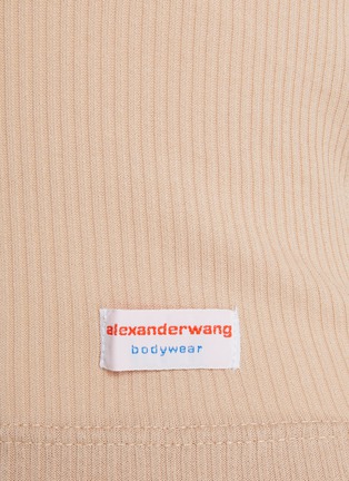  - ALEXANDERWANG - 纯棉罗纹长袖 T 恤