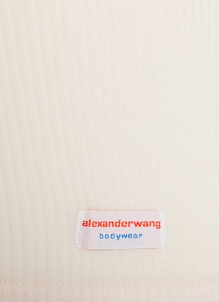  - ALEXANDERWANG - 纯棉罗纹长袖 T 恤