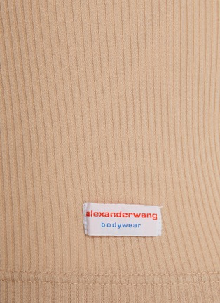  - ALEXANDERWANG - 纯棉罗纹短袖 T 恤
