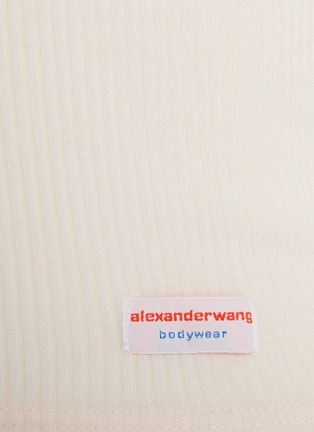  - ALEXANDERWANG - 纯棉罗纹短袖 T 恤