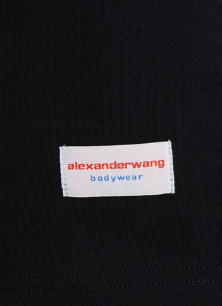  - ALEXANDERWANG - 松紧腰纯棉短裤