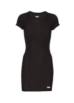 首图 - 点击放大 - ALEXANDERWANG - Crewneck Cotton Mini Dress