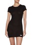 模特儿示范图 - 点击放大 - ALEXANDERWANG - Crewneck Cotton Mini Dress