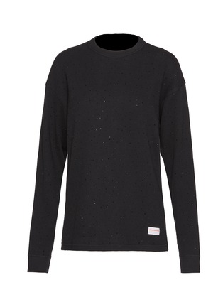 首图 - 点击放大 - ALEXANDERWANG - 水晶烫钻华夫格上衣