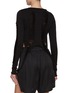 背面 - 点击放大 - RICK OWENS - Tanja Sherred Side Drape Wool Knit