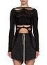 首图 - 点击放大 - RICK OWENS - Tanja Sherred Side Drape Wool Knit