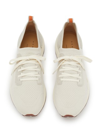 细节 - 点击放大 - HENDERSON - 男款针织系带运动鞋