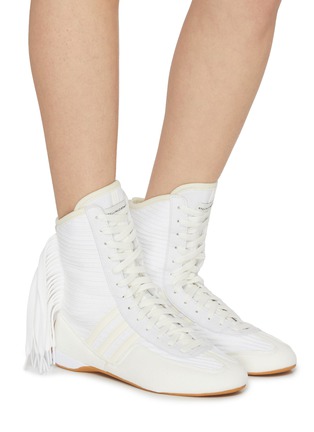 模特儿示范图 - 点击放大 - ADIDAS - SMC Rasant V3 High Top Women's Sneakers