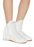 模特儿示范图 - 点击放大 - ADIDAS - SMC Rasant V3 High Top Women's Sneakers