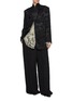 模特儿示范图 - 点击放大 - DRIES VAN NOTEN - 花卉提花西装外套