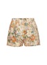 模特儿示范图 - 点击放大 - SUNSPEL - Floral Printed Cotton Boxer Shorts