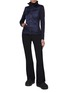 模特儿示范图 - 点击放大 - FUSALP - Gemini V Half Zip Powerstretch Thermal Base Layer Top