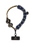 首图 - 点击放大 - VENNA - Crystals Denim On Chain Phone Strap