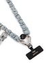 细节 - 点击放大 - VENNA - Love Denim On Chain Phone Strap