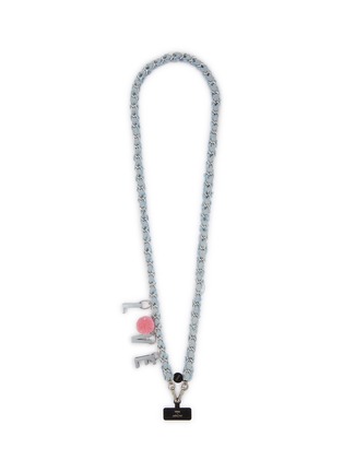 首图 - 点击放大 - VENNA - Love Denim On Chain Phone Strap