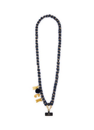 首图 - 点击放大 - VENNA - Rock Denim On Chain Phone Strap