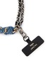 细节 - 点击放大 - VENNA - Black Hearts Denim On Chain Phone Strap