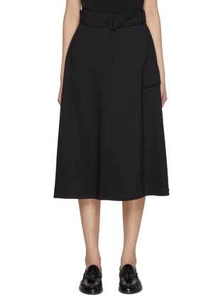 首图 - 点击放大 - JOSEPH - Pernette Fluid Twill Midi Skirt