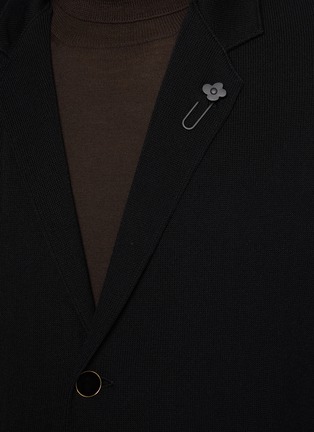  - LARDINI - 平驳领针织西装外套