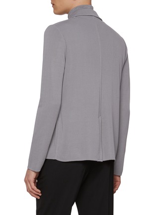 背面 - 点击放大 - LARDINI - Notch Lapel Single Breasted Knitted Blazer