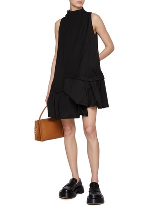 模特儿示范图 - 点击放大 - JW ANDERSON - A-line Ruffle Hem Mini Dress