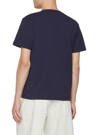 背面 - 点击放大 - FDMTL - Sashiko Logo Pocket Cotton T-Shirt