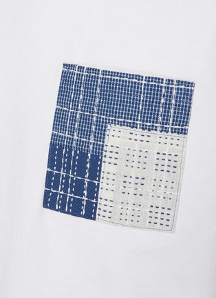  - FDMTL - Sashiko Logo Pocket Cotton T-Shirt